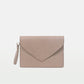 Envelope Clutch in Vegetable tanned calfskin and Suede Leather