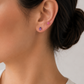 Teardrop Stud Earrings