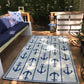 Anchor Blue & White