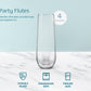 Stemless Champagne Flutes, 9.4 Oz, Set of 8