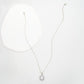 Infinite Glow Platinum Zircon Necklace