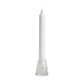 Nordic Glass Candleholder - Cone - Clear