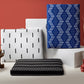 Black Chevron | Boho Dog Bed or Bed Cover
