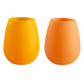 buttermilk + cantaloupe | fegg | silicone unbreakable glasses