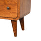 Solid Wood Mini Curved Chestnut Chest