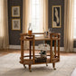 Solid Wood Isla Curved Butler Console
