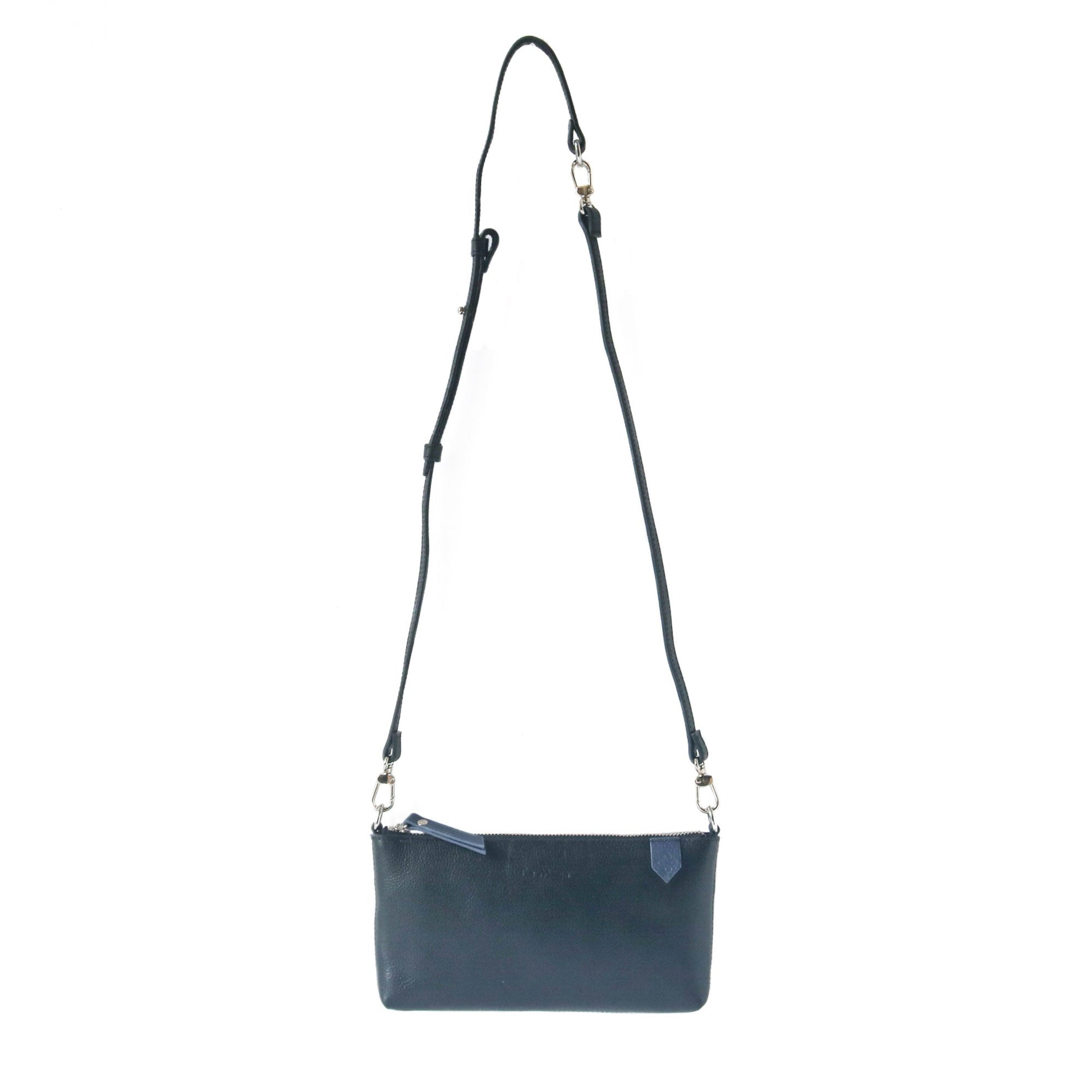Elia Convertible Leather Bag – Clutch, Shoulder & Crossbody