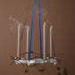 Pearl Advent Candleholder - Silver