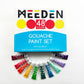 48-Color Gouache Paint Set for Beginner-Friendly Art Sessions