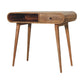 Solid Wood Curved Writing Desk