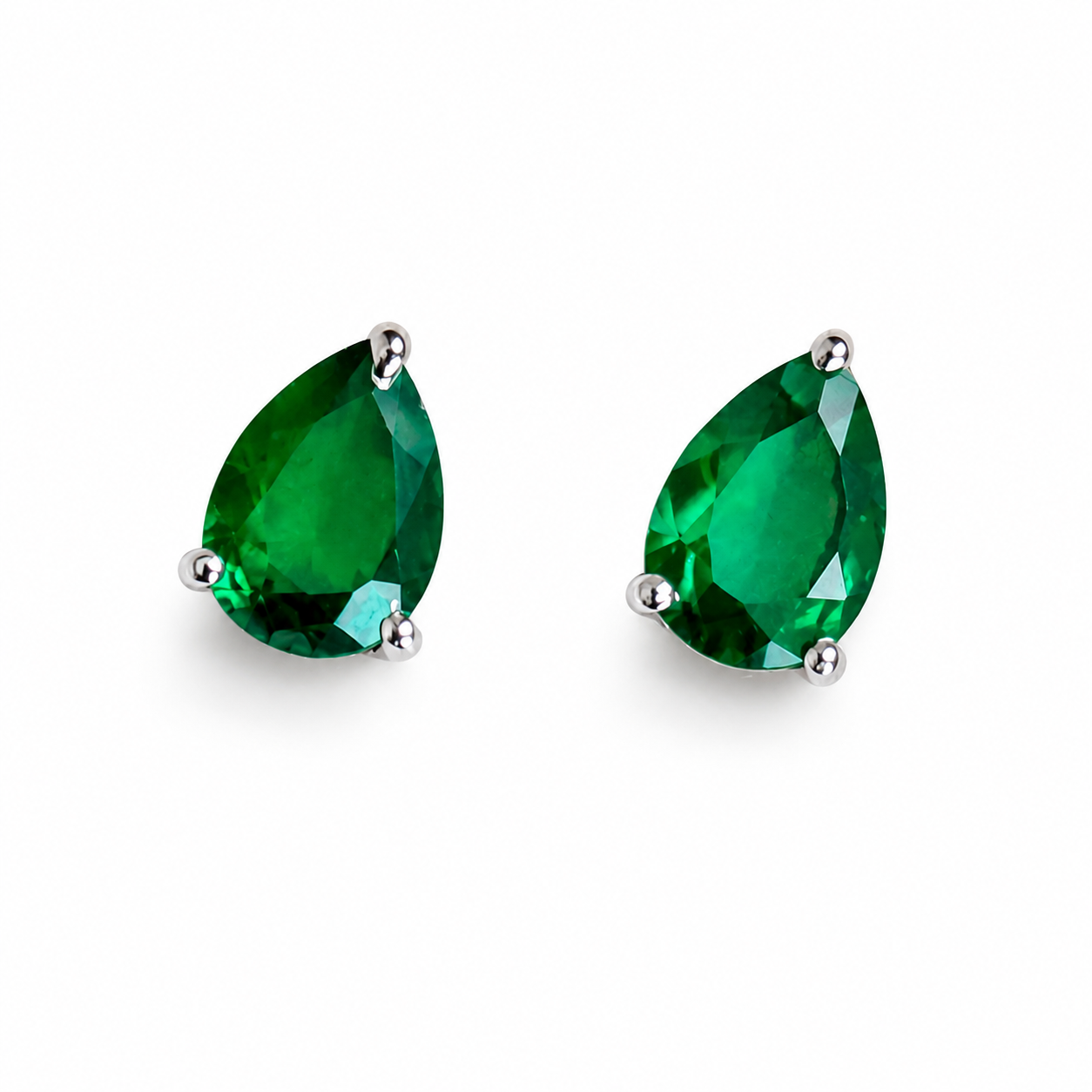 Teardrop Stud Earrings