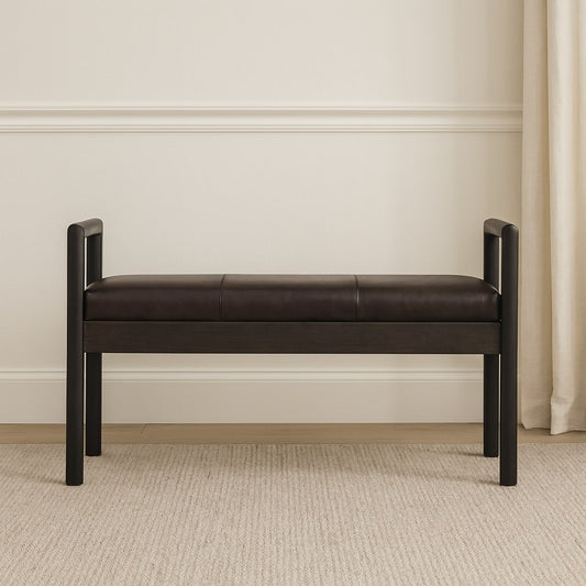 Solid Wood Gridline Bench