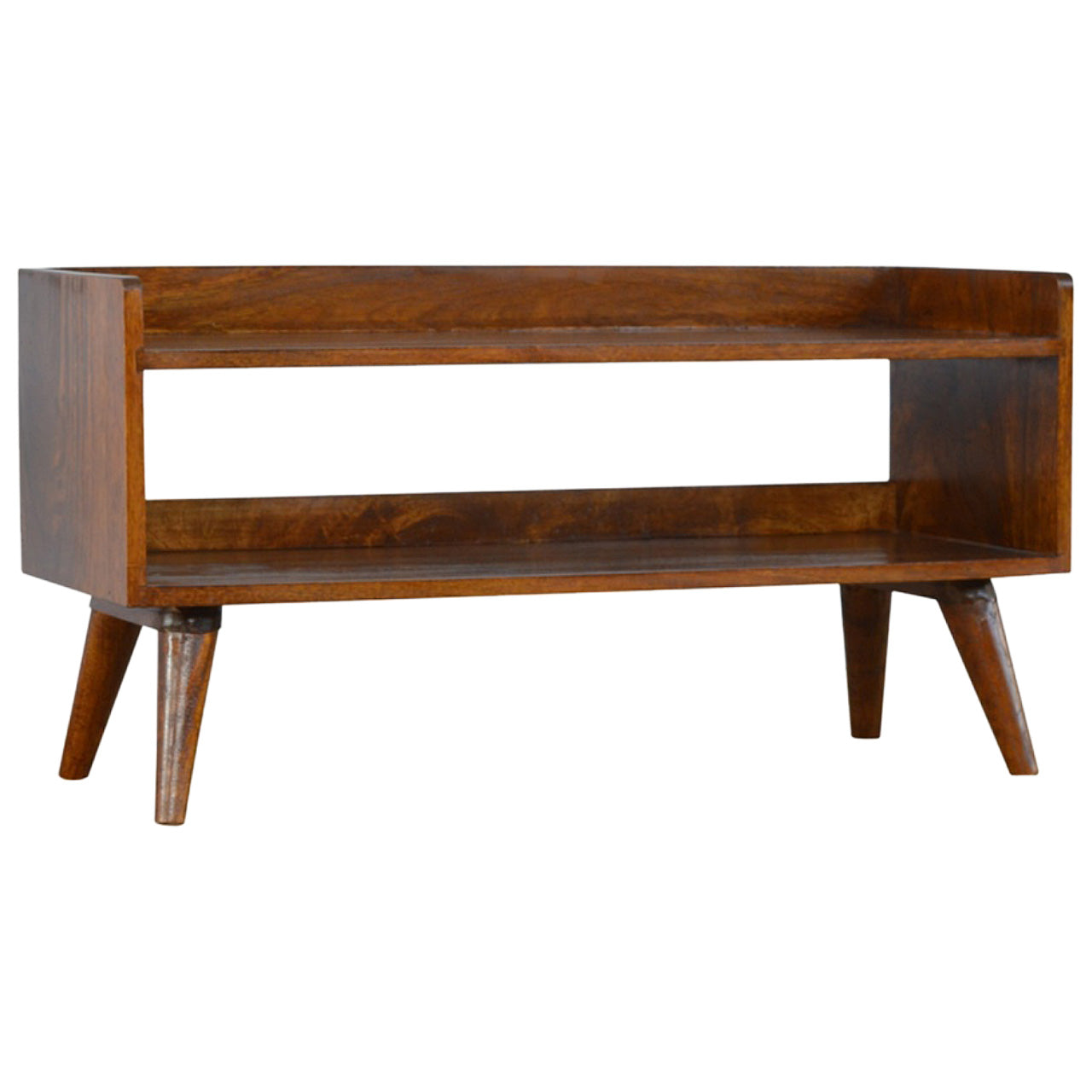 Solid Wood Nordic Storage Bench