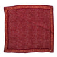 Large 39" Hand Dyed Batik Bandana, 100% Soft Cotton, Crimson Cross, Red, Western Wild Rag