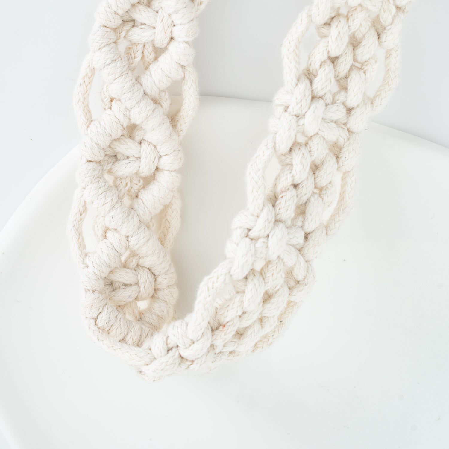 Wear Hope Macramé Crossbody Strap in Natural