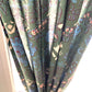 Curtain Panel, Boho Block Print Cotton Drape - Meadow Green