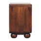 Solid Wood California Walnut Rattan Bedside