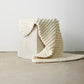 Chunky Ecru Hand-Loomed Mat