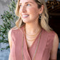 Gold Delicate Long Layering Necklace