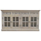 Solid Wood Stone Acid Wash Glazed Sideboard
