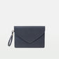 Envelope Clutch in Vegetable tanned calfskin and Suede Leather