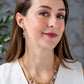 Gemstone Charm Huggie Earrings