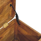 Solid Wood Bola Storage Trunk Bench