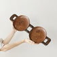 Bamenda Duo Circular Wooden Serving Tray