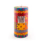 Multi Color Ethnic Painted Candles