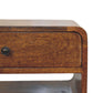 Solid Wood Avora Chestnut Nightstand