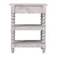 Solid Wood Barclay Acid Wash Side Table