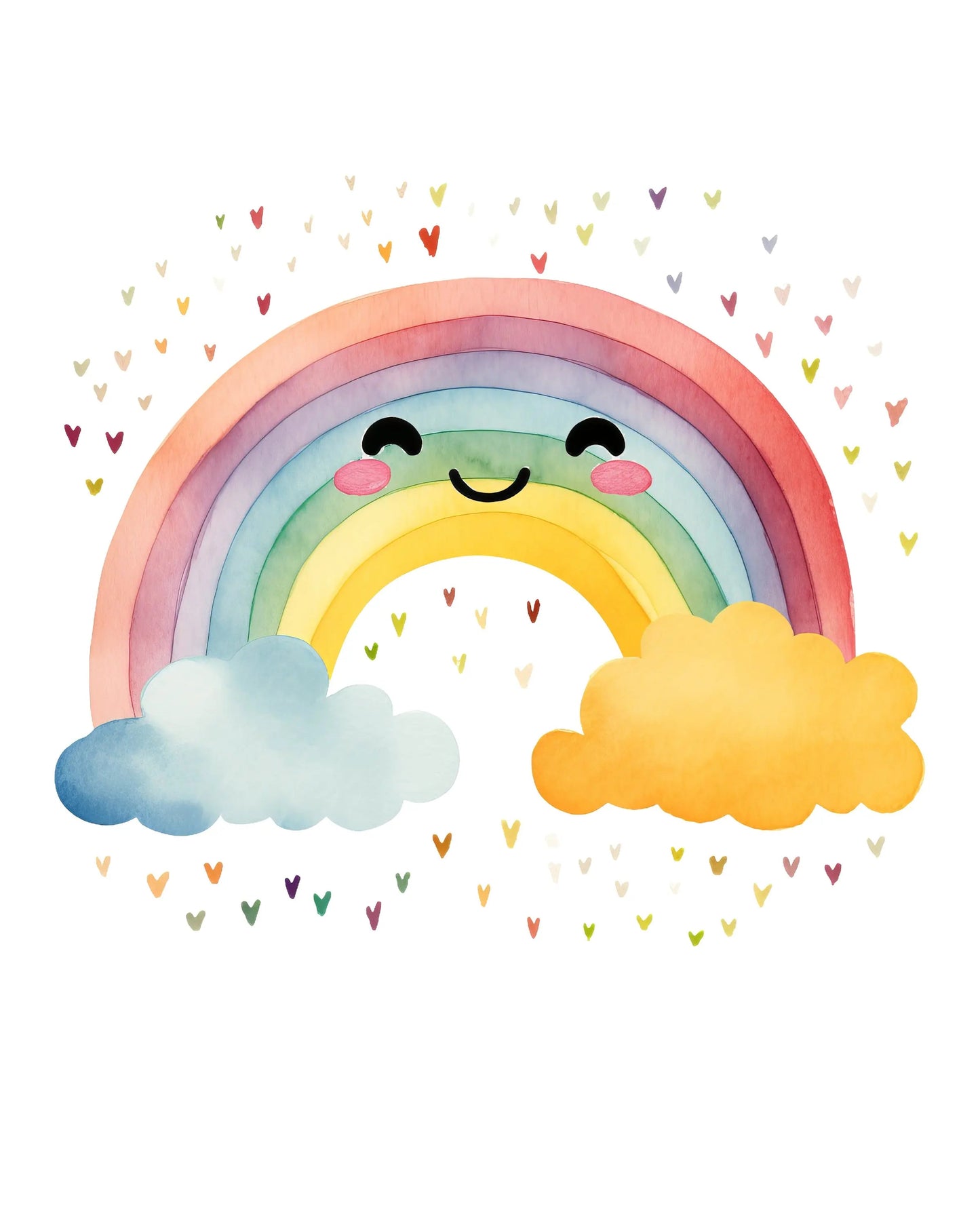 Happy Rainbow Watercolor Kit for Kids