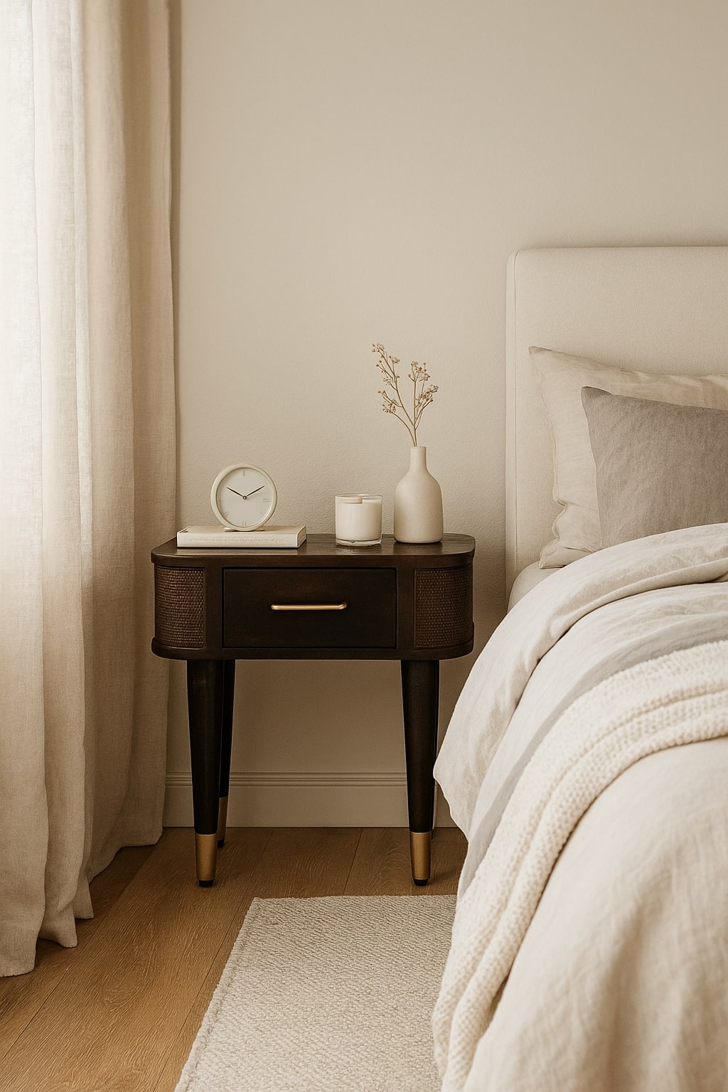 Solid Wood Belmont Bedside Table