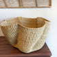 Handwoven Wave Basket - Natural