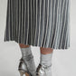 ADELINE SKIRT - GREY IVORY
