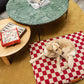 Red Checker | Dog Bed with Cover