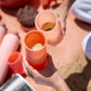 terra + peach | stegg | silicone unbreakable highball glasses