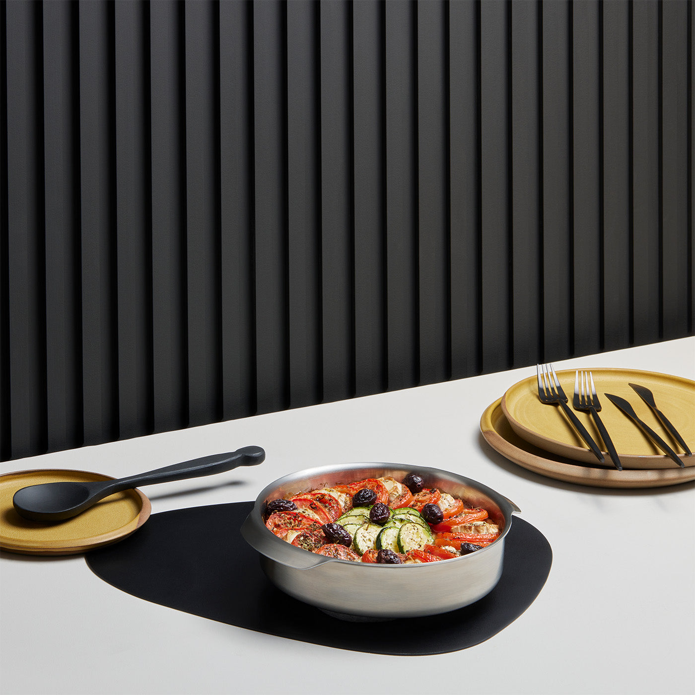8-Inch Round Stainless Steel Pan - Oven & BBQ