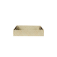 Multi Color Decorative Trays with Leather Handles - Set of 2