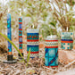 African Sky Painted Candles