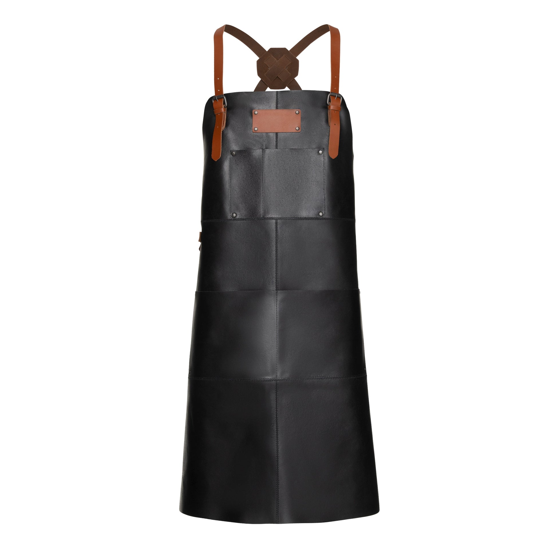 Theodore Black Leather Apron