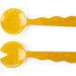 Resin Salad Server- Mustard , 12.40 x 3.93 Inches - Set of 2 , 2 Quantity