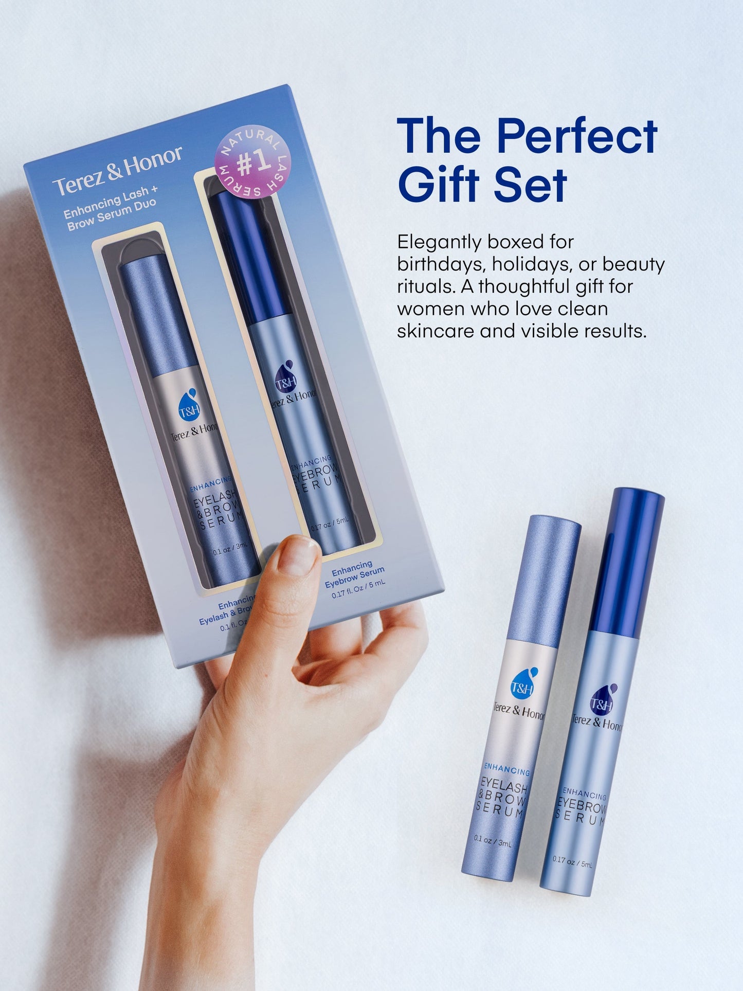 Terez & Honor Advanced Enhancing Eyelash and Eyebrow Serum