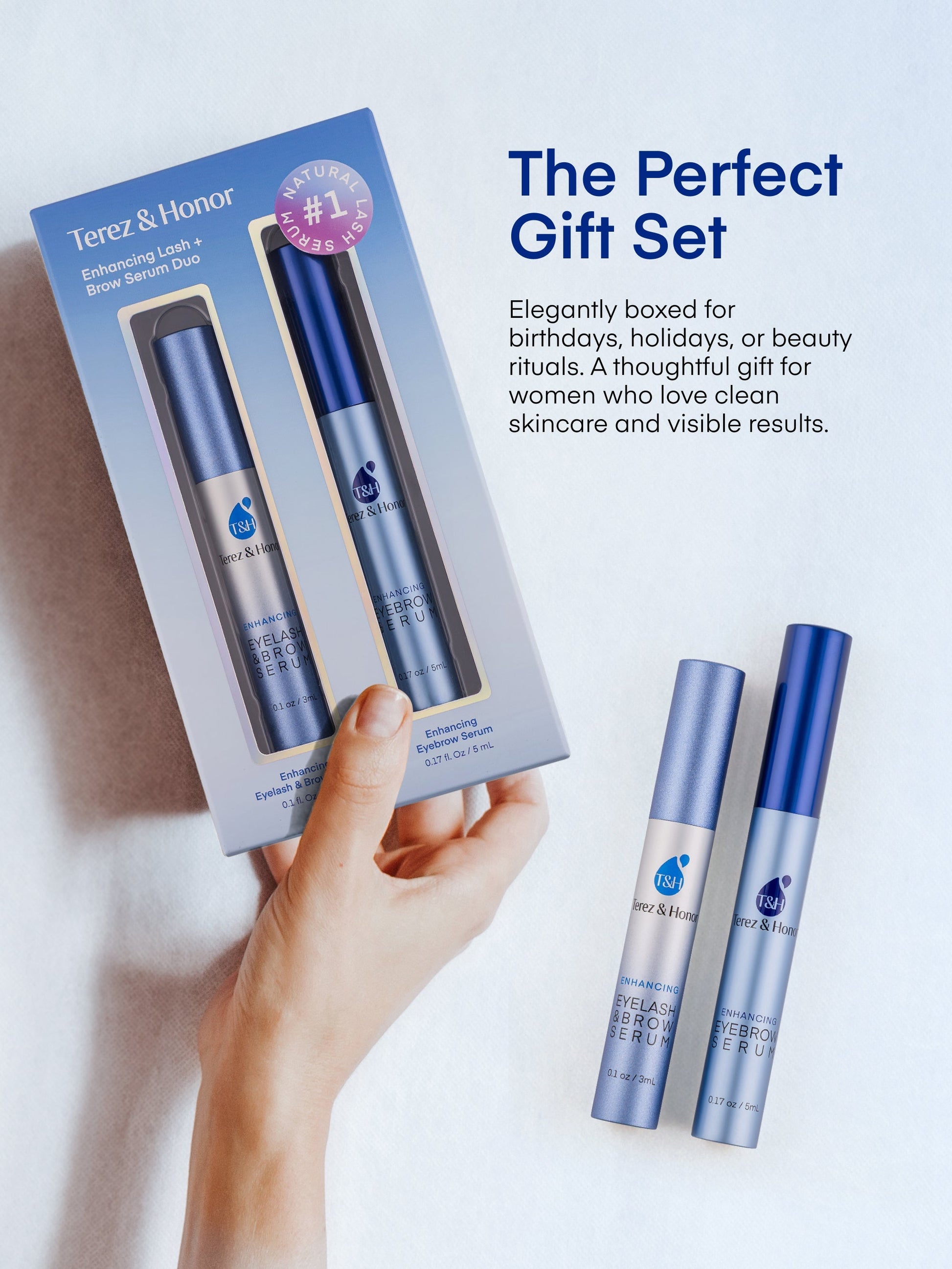 Terez & Honor Advanced Enhancing Eyelash and Eyebrow Serum