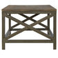 Industrial Cross Metal Coffee Table