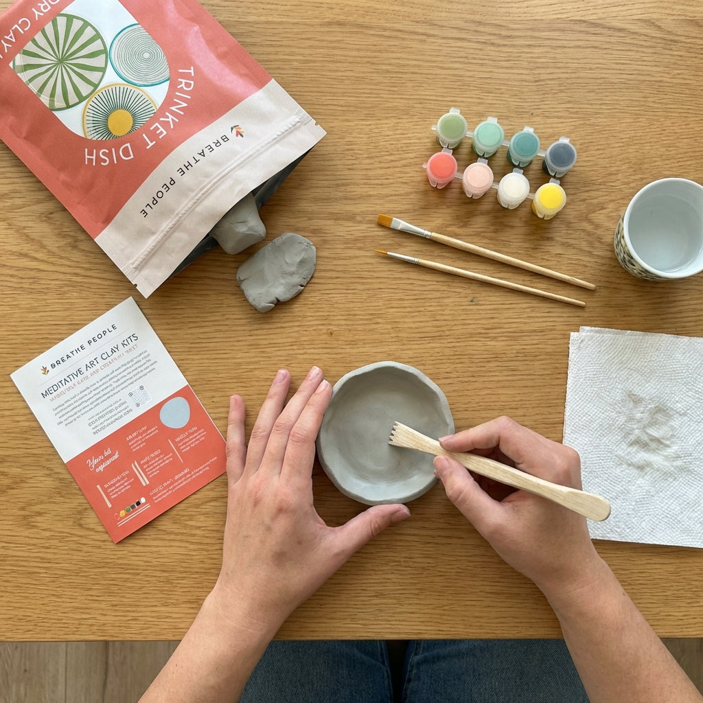 Trinket Dish Air Dry Clay Kit