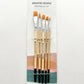 5-Piece Artist Brush Set for Beginners & Casual Creators