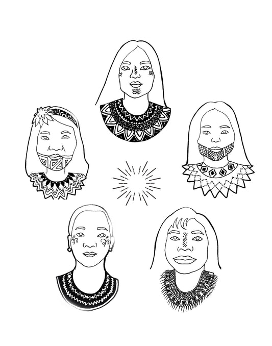Armada Fringe Embera Earrings
