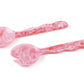 Resin Salad Server- Pink (Set of 2), 12.40 x 3.93 Inches