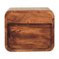Solid Wood Mini Honey Caramel Wall-Mounted Bedside Table